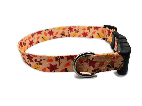 Fall Foliage buckle collar