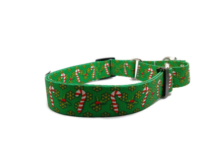 Candy Cane martingale collar