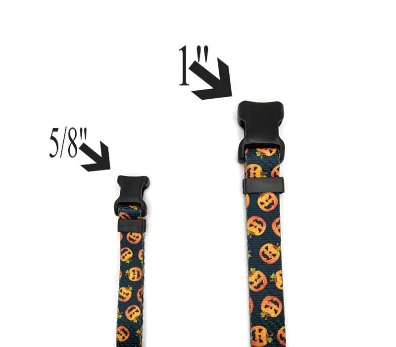 Spooky Jack buckle collar