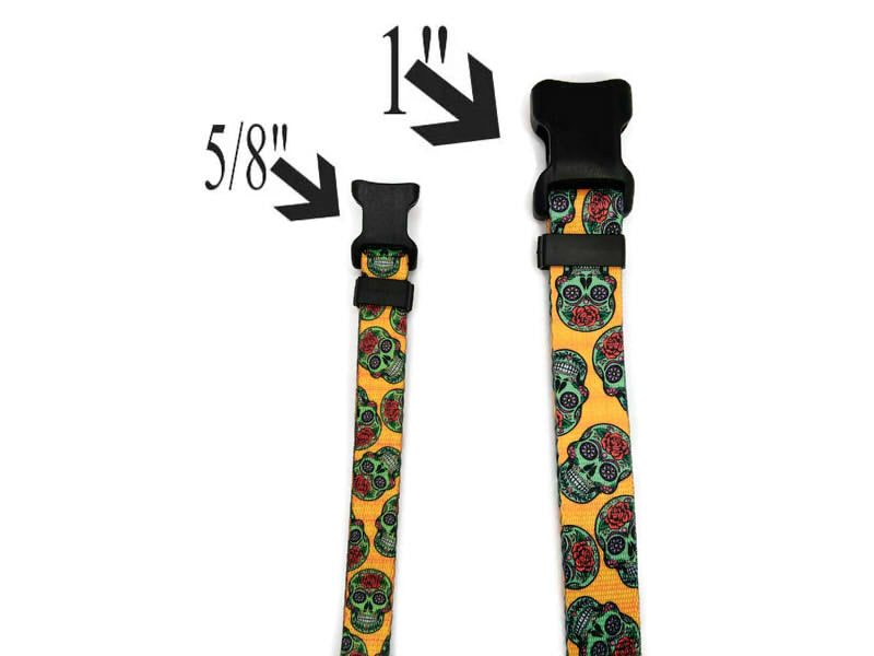 Sugar Skulls buckle collar